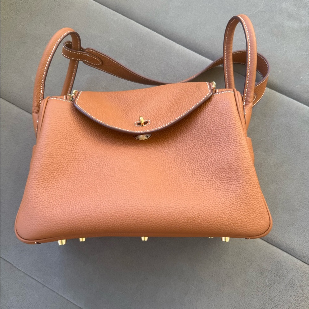 Women's faux Leather Shoulder Bag cognac